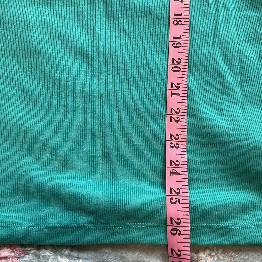 NWT Old Navy Blue Womens Cotton Blend Slim Fit Ribbed Tank Top Size Large - Picture 4 of 7